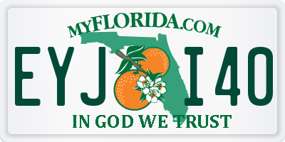FL license plate EYJI40