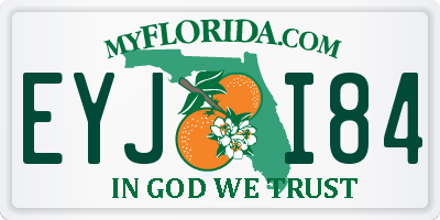 FL license plate EYJI84