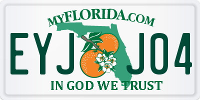 FL license plate EYJJ04