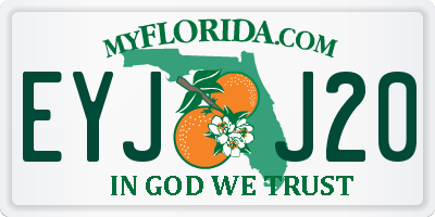 FL license plate EYJJ20