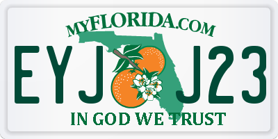 FL license plate EYJJ23