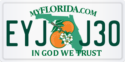 FL license plate EYJJ30