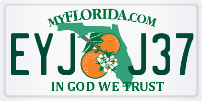 FL license plate EYJJ37