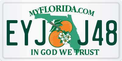 FL license plate EYJJ48