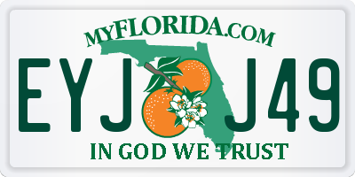 FL license plate EYJJ49