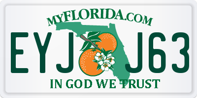 FL license plate EYJJ63