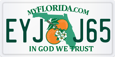 FL license plate EYJJ65