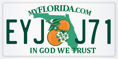 FL license plate EYJJ71
