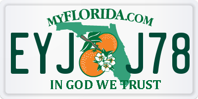 FL license plate EYJJ78