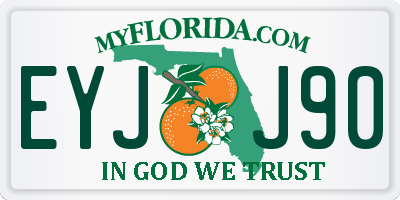 FL license plate EYJJ90