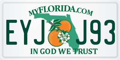 FL license plate EYJJ93