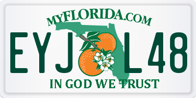 FL license plate EYJL48