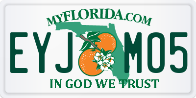 FL license plate EYJM05