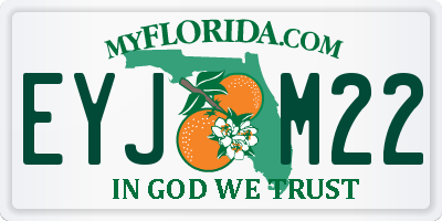 FL license plate EYJM22