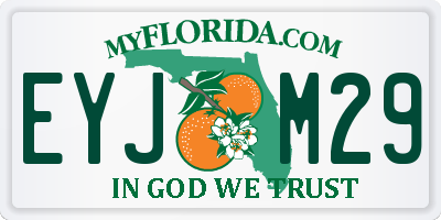 FL license plate EYJM29
