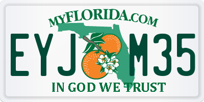 FL license plate EYJM35
