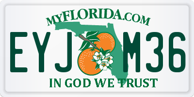 FL license plate EYJM36