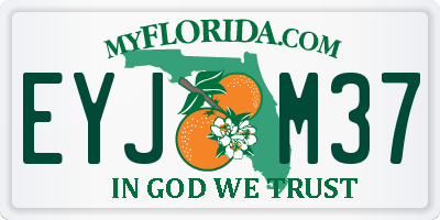 FL license plate EYJM37