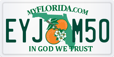 FL license plate EYJM50