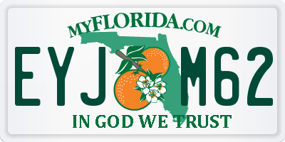 FL license plate EYJM62
