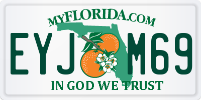 FL license plate EYJM69