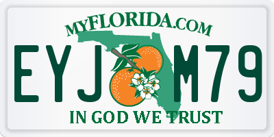FL license plate EYJM79