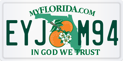 FL license plate EYJM94