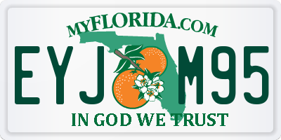 FL license plate EYJM95