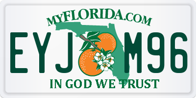 FL license plate EYJM96