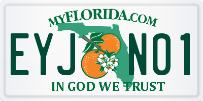 FL license plate EYJN01