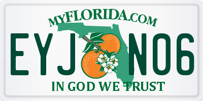 FL license plate EYJN06