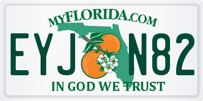 FL license plate EYJN82