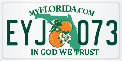 FL license plate EYJO73