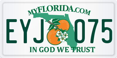 FL license plate EYJO75