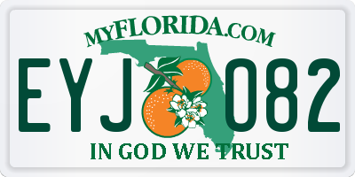 FL license plate EYJO82