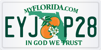 FL license plate EYJP28