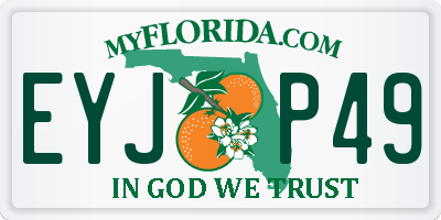 FL license plate EYJP49