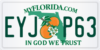 FL license plate EYJP63