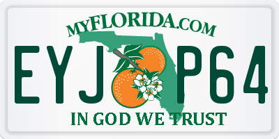 FL license plate EYJP64