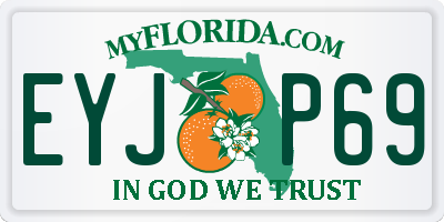 FL license plate EYJP69