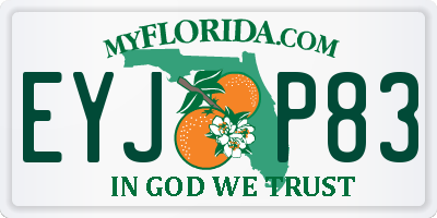 FL license plate EYJP83