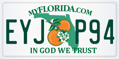 FL license plate EYJP94