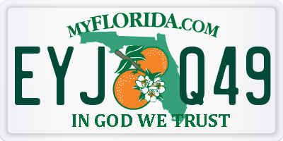 FL license plate EYJQ49