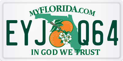 FL license plate EYJQ64