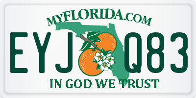 FL license plate EYJQ83