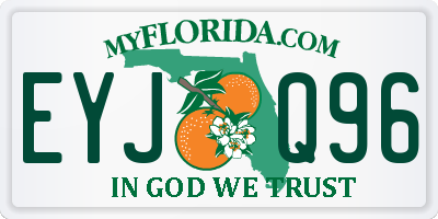 FL license plate EYJQ96