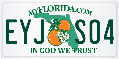 FL license plate EYJS04