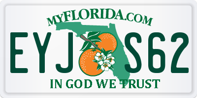 FL license plate EYJS62