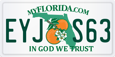 FL license plate EYJS63