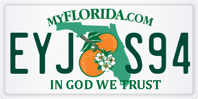 FL license plate EYJS94